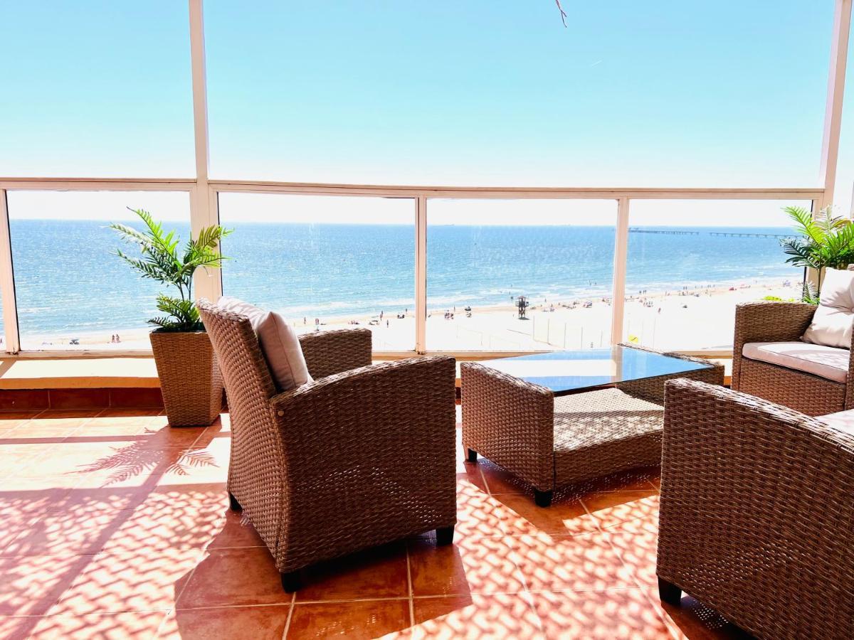 Lux Penthouse Mediterranean Views Beach Front Sagunto Exteriör bild