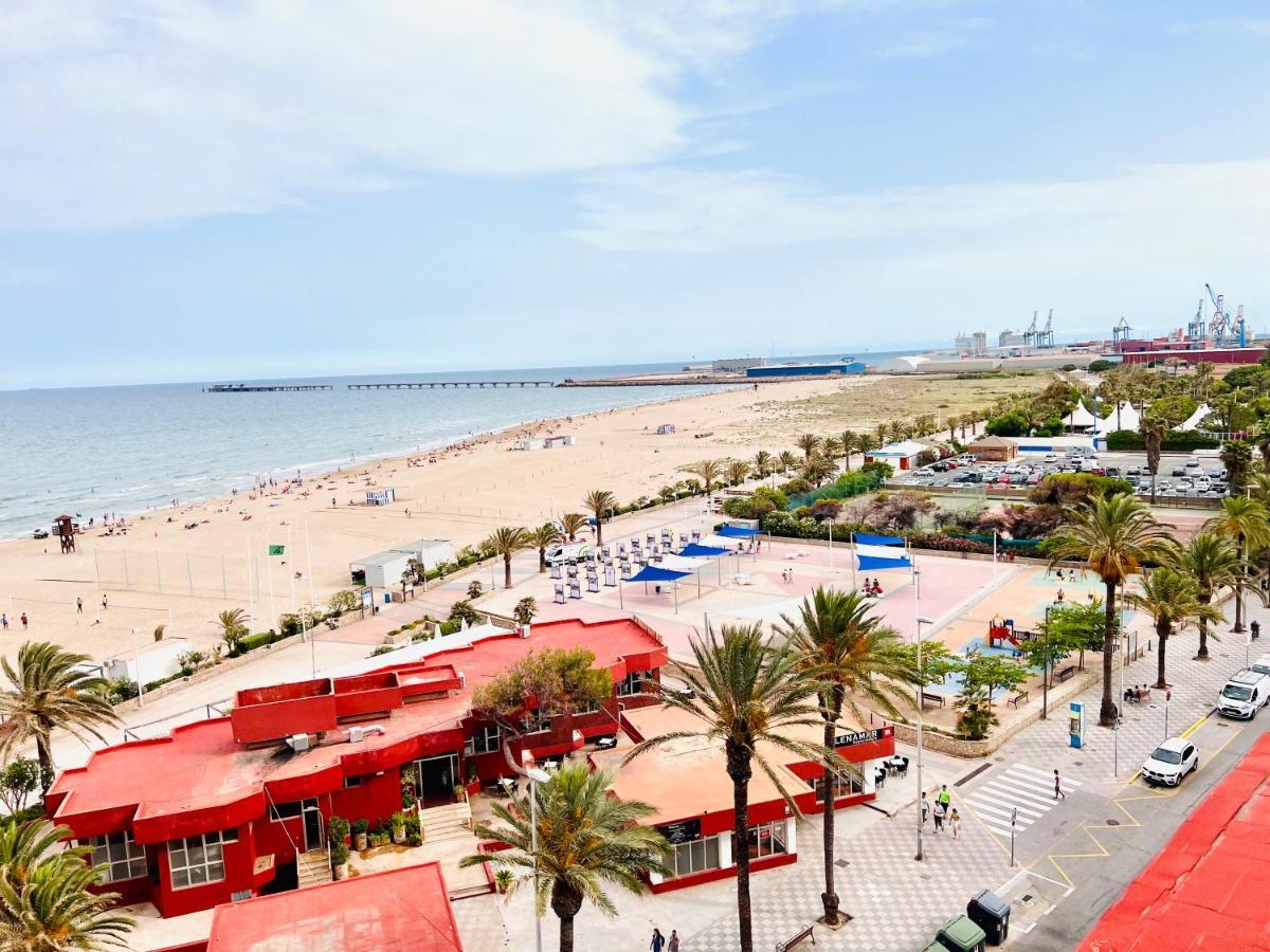 Lux Penthouse Mediterranean Views Beach Front Sagunto Exteriör bild