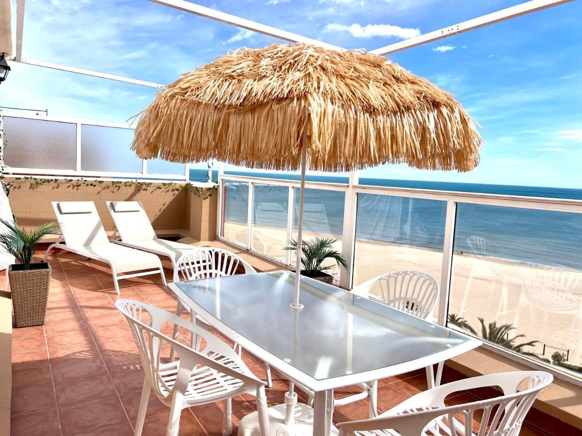 Lux Penthouse Mediterranean Views Beach Front Sagunto Exteriör bild