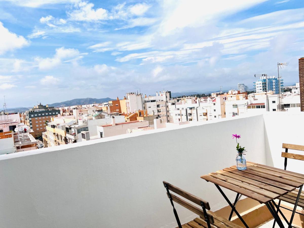 Lux Penthouse Mediterranean Views Beach Front Sagunto Exteriör bild