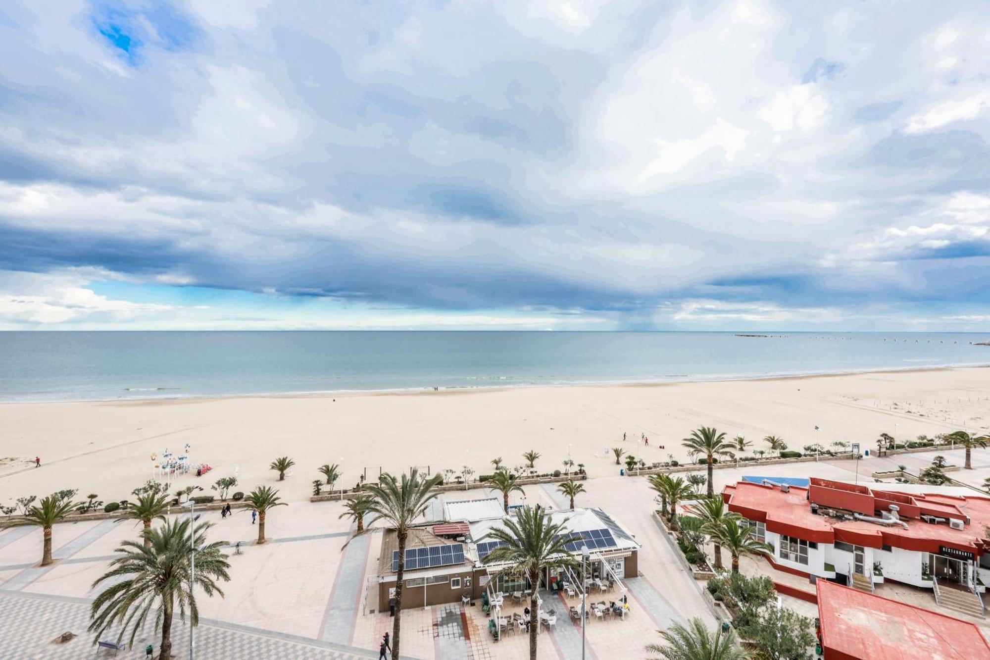 Lux Penthouse Mediterranean Views Beach Front Sagunto Exteriör bild